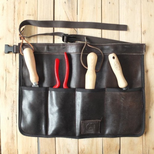 Tablier porte-outils en cuir, Gants, Tabliers & Sacs de Jardinier