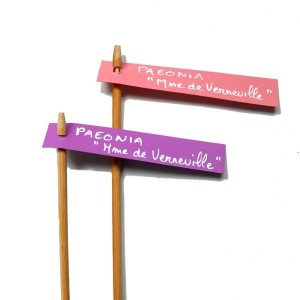 Support Porte-Etiquette Bambou