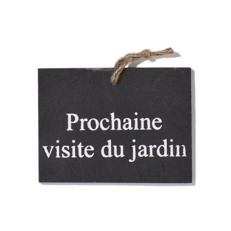 Etiquette Ardoise 'Prochaine visite...