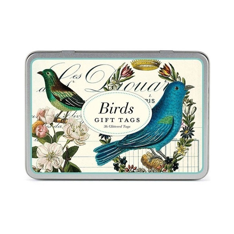 Etiquettes Cadeau Gift Tags 'Oiseaux'