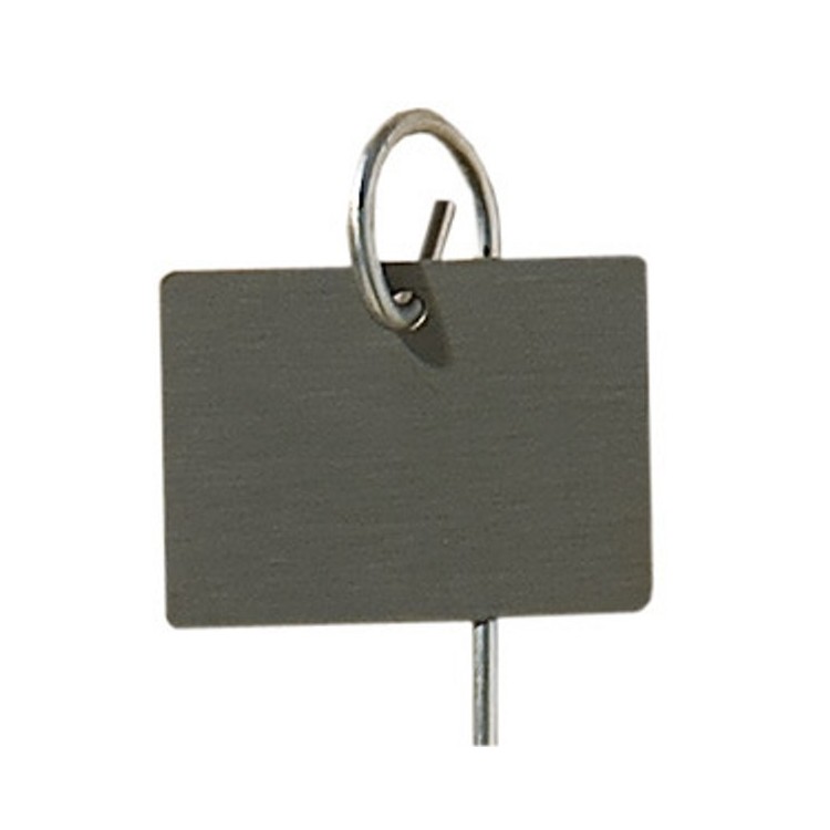 Etiquettes Zinc Mat Rectangle