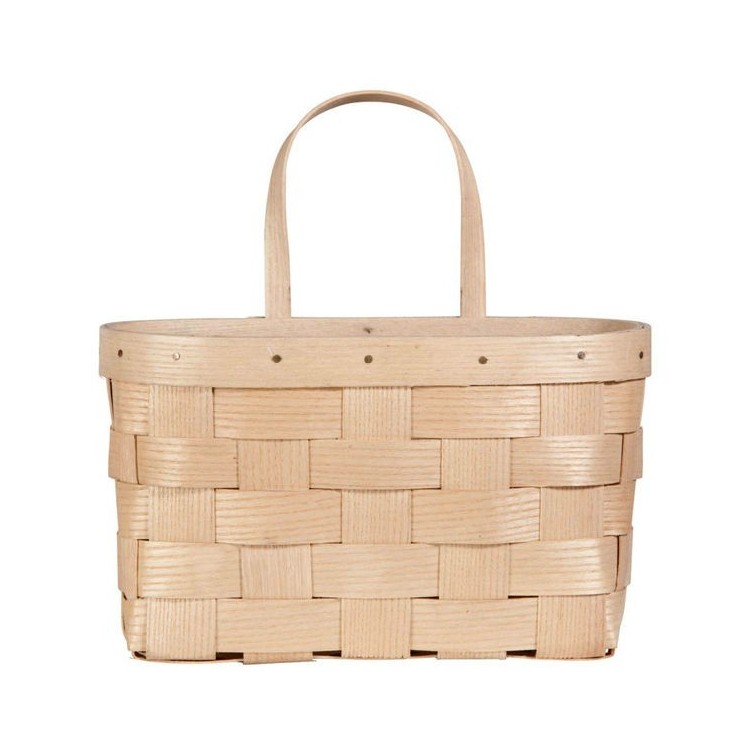 Panier en Bois avec Anse - Paniers de Récolte - Botanique Editions