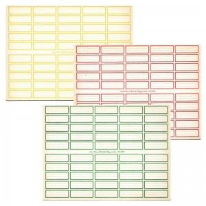 Etiquettes Entomologiques