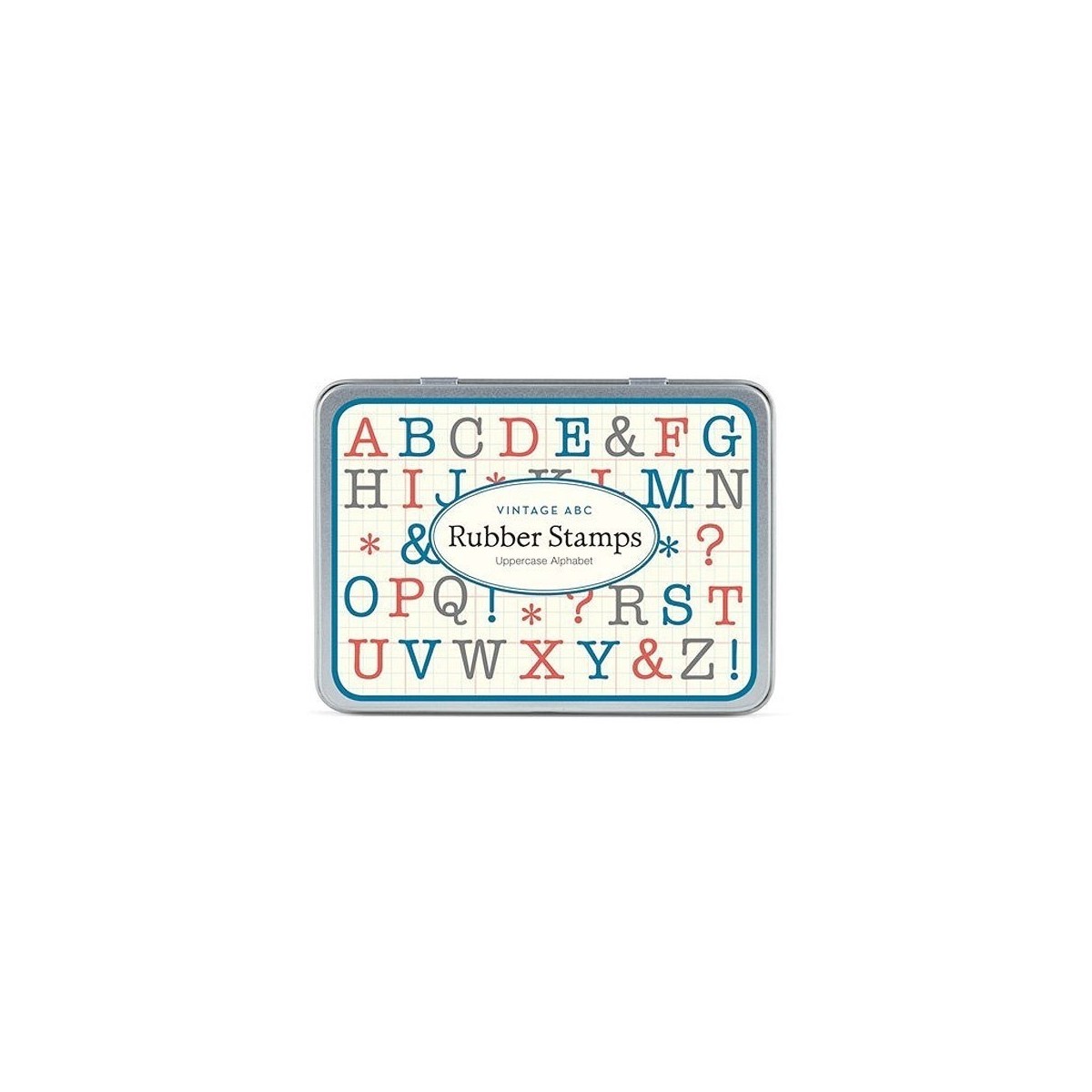 Alphabets tampon lettres majuscule minuscule 17 et 13 mm