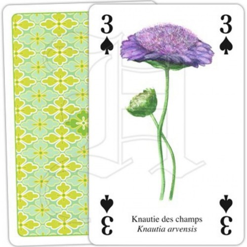 Jeu de Cartes Fleurs Sauvages