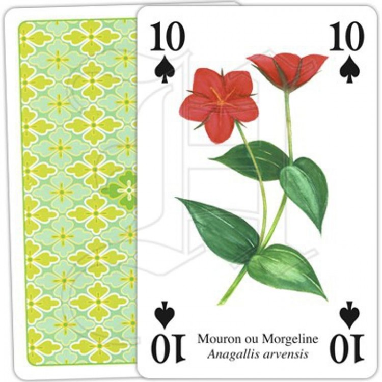Jeu de Cartes Fleurs Sauvages