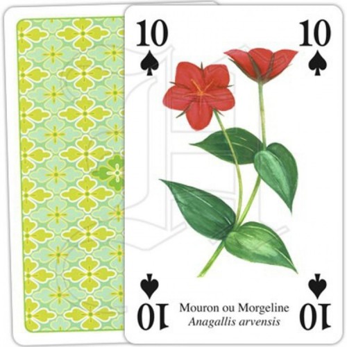 Jeu de Cartes Fleurs Sauvages