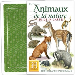 jeu de cartes animaux de la nature