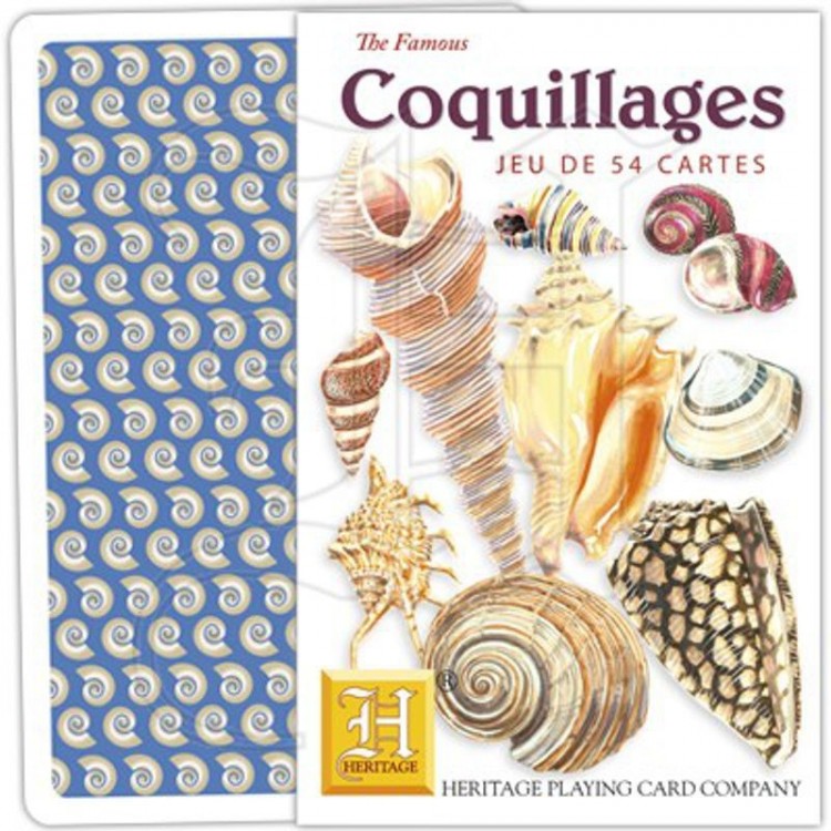 Jeu de Cartes Coquillages