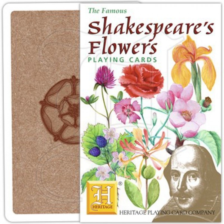 Jeu de Cartes Shakespeare's Flowers