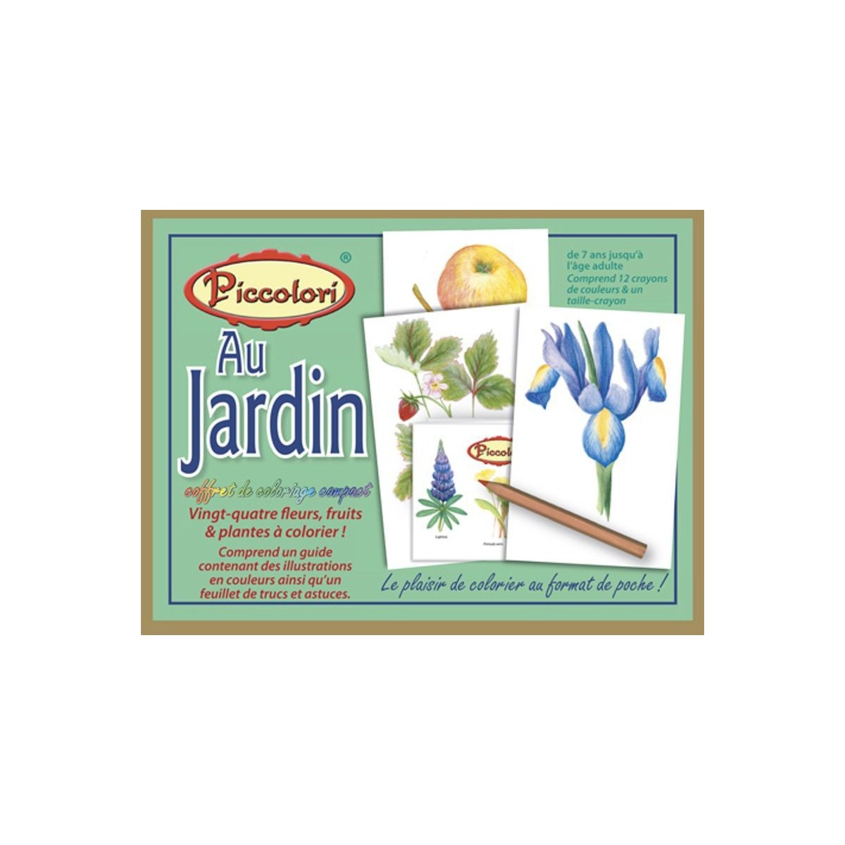 694 coffret de coloriage au jardin