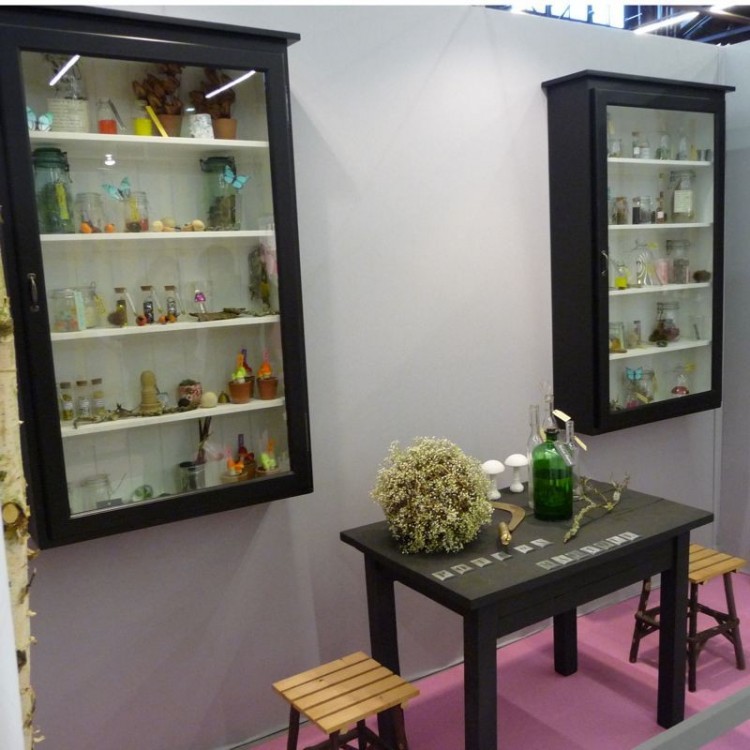 Grande Vitrine Murale Noire