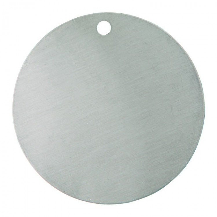 Etiquette Médaille Zinc Mat