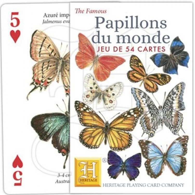 Jeu de Cartes Papillons