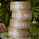 Ruban Adhésif Papier Kraft 'Joyeux Noël'