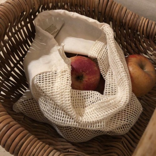 sac fruits et légumes coton bio réutilisable botanique éditions