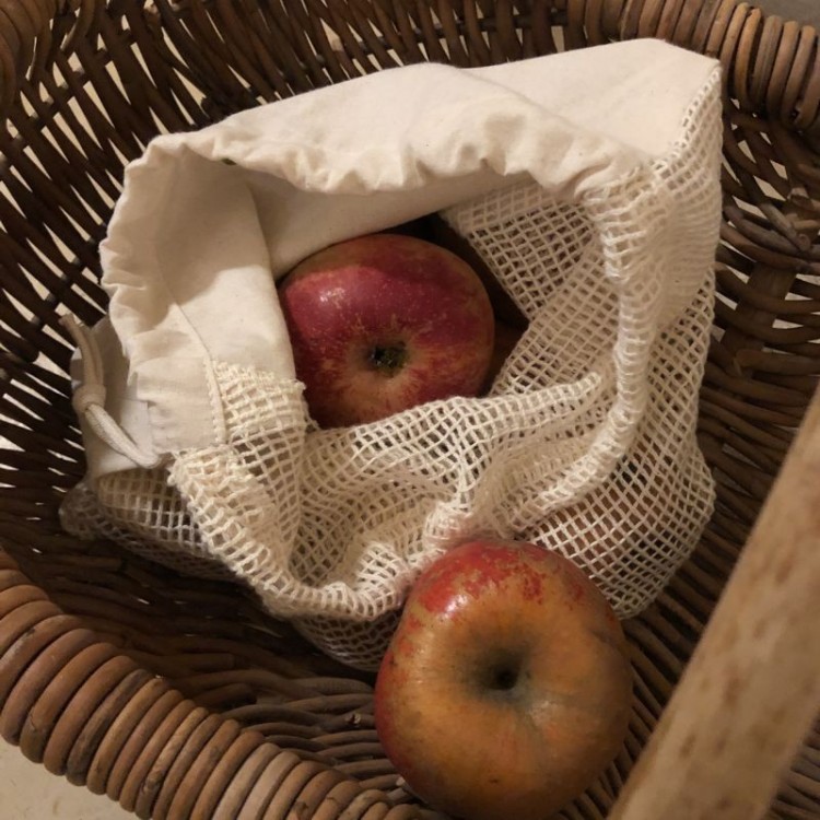 sac fruits et légumes coton bio réutilisable botanique éditions