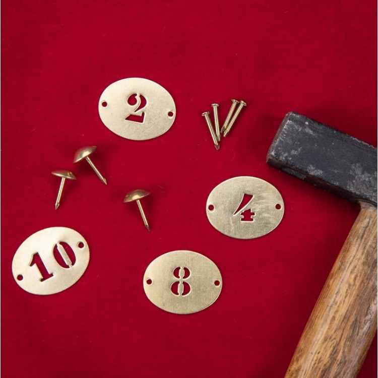 Plaquettes Numérotées