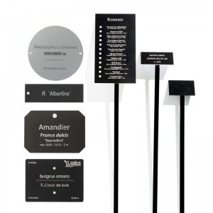 Etiquette Gravée Aluminium Anodisé
