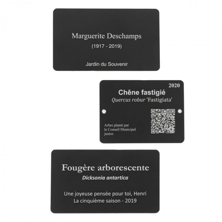 Etiquette Botanique Aluminium Anodisé...