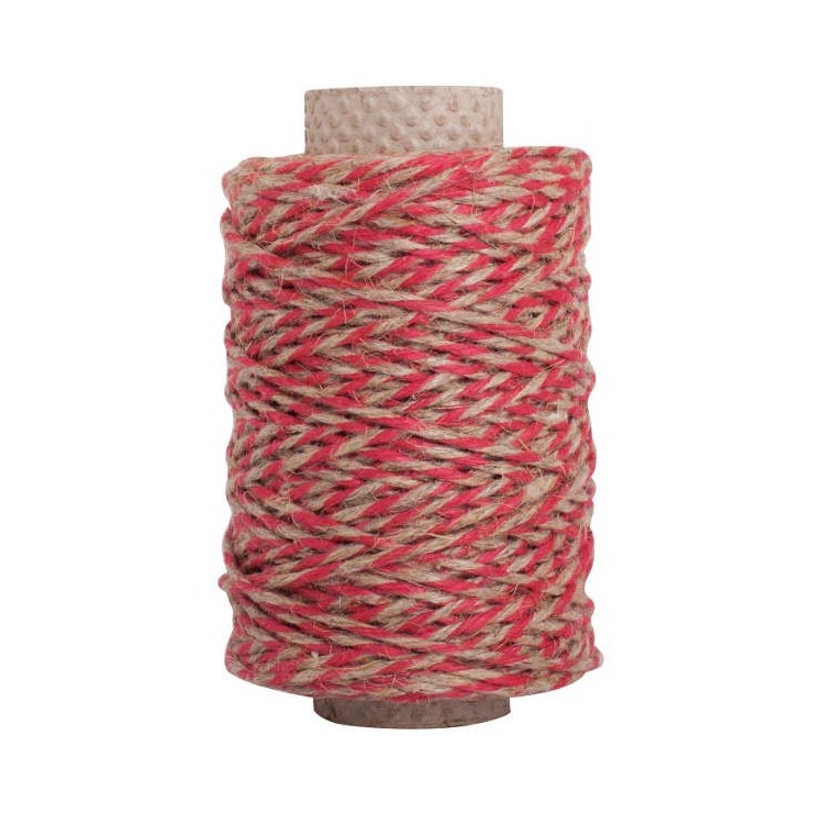 ficelle de lin bicolore