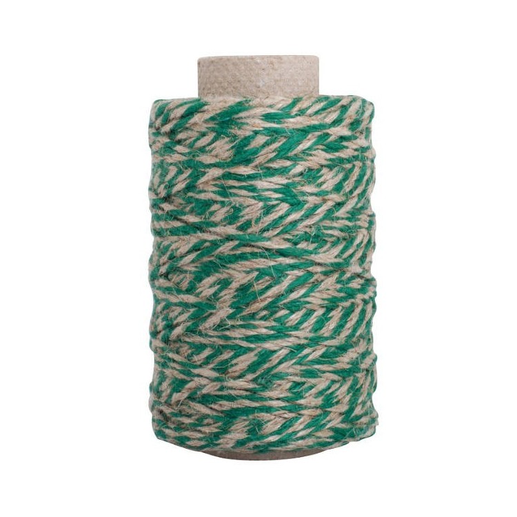 ficelle de lin bicolore