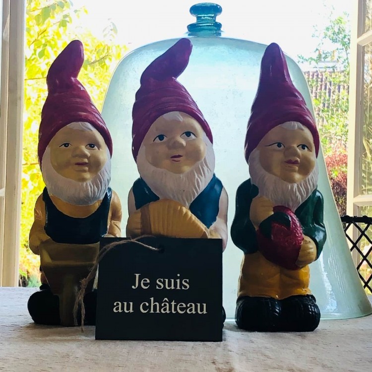 Etiquette Ardoise Je suis au château Etiquette Ardoise Je suis au château