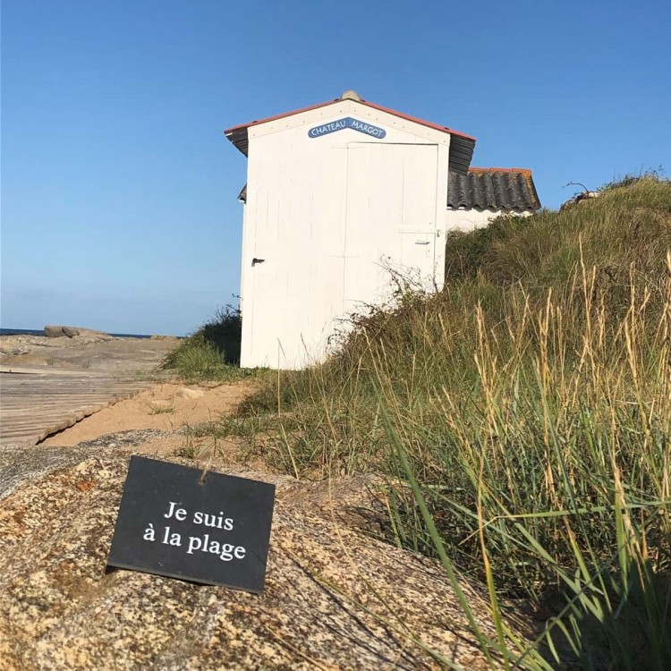 Plaque déco murale en ardoise avec ficelle naturelle Plaque déco murale en ardoise avec ficelle naturelle