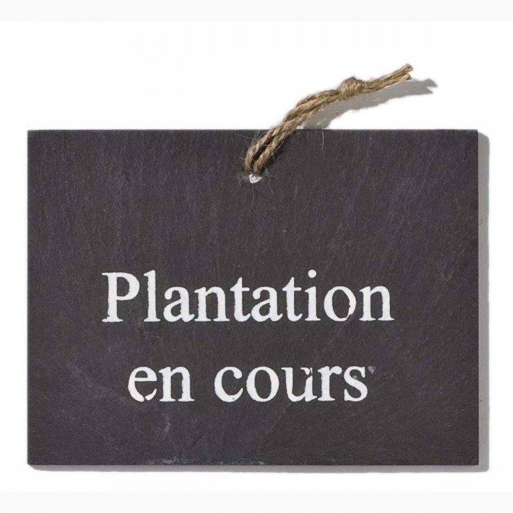 Etiquette ardoise à planter