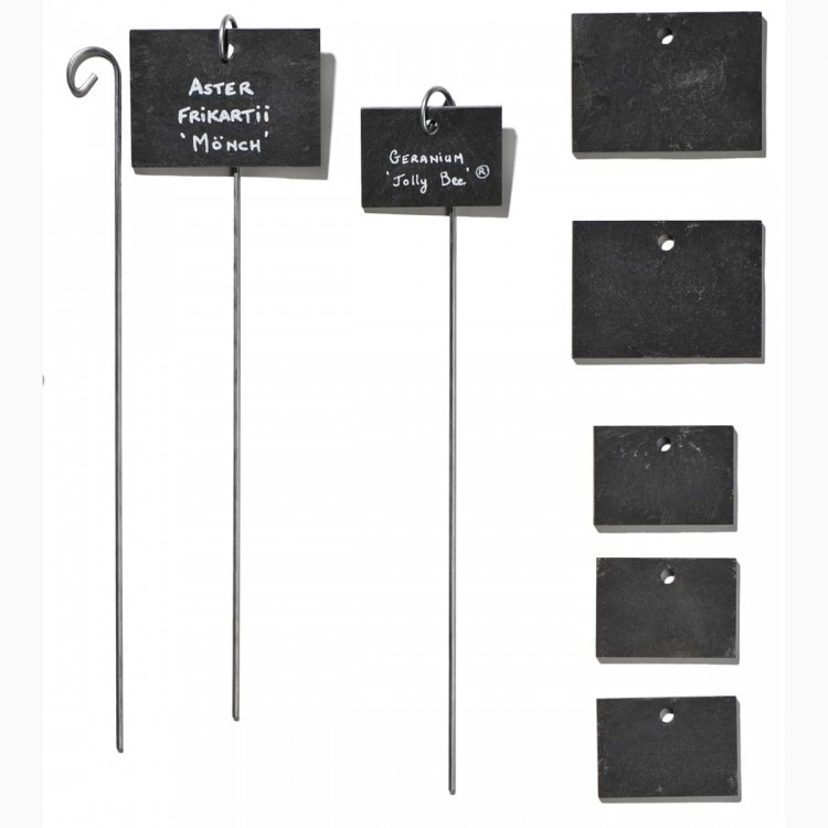 Etiquettes Ardoise 'Poppy'