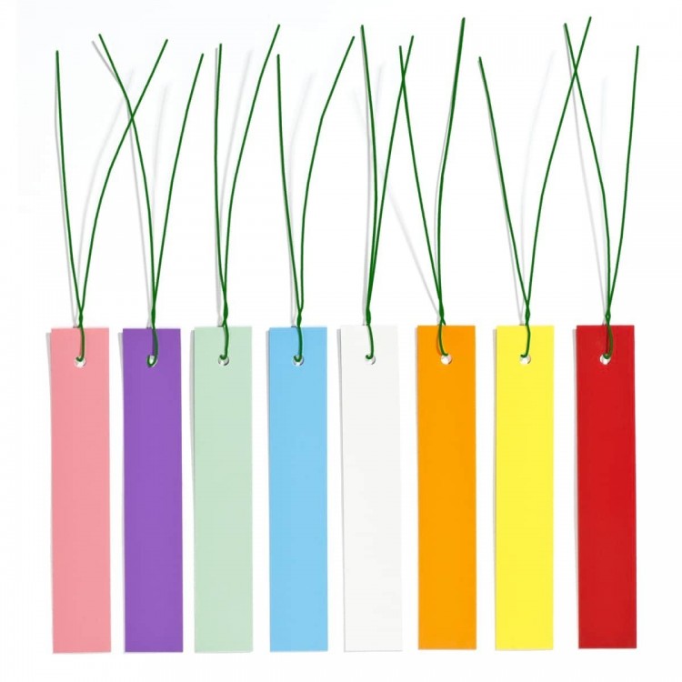 etiquette jardin à accrocher multicolores