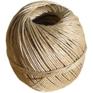 ficelle de lin, corde à guinder