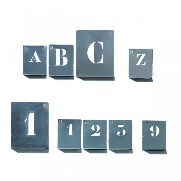Pochoirs Alphabet en Métal