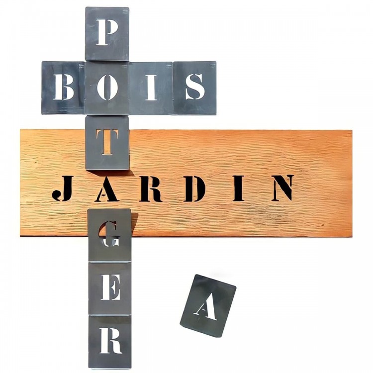 Pochoirs Alphabet en Métal