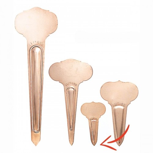 Etiquette de jardin en cuivre