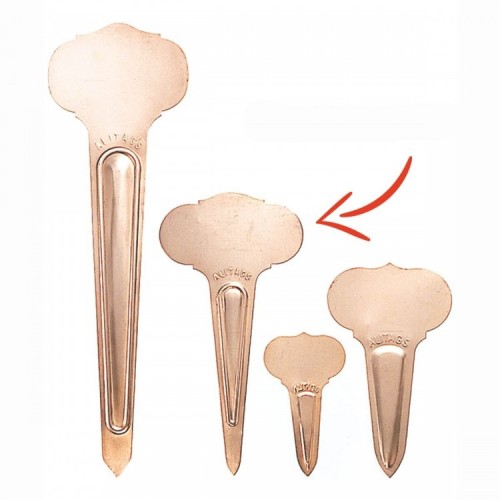 Etiquette de jardin en cuivre