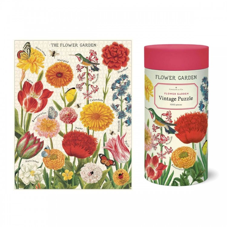 Puzzle 1000 pièces The Flower Garden Cavallini