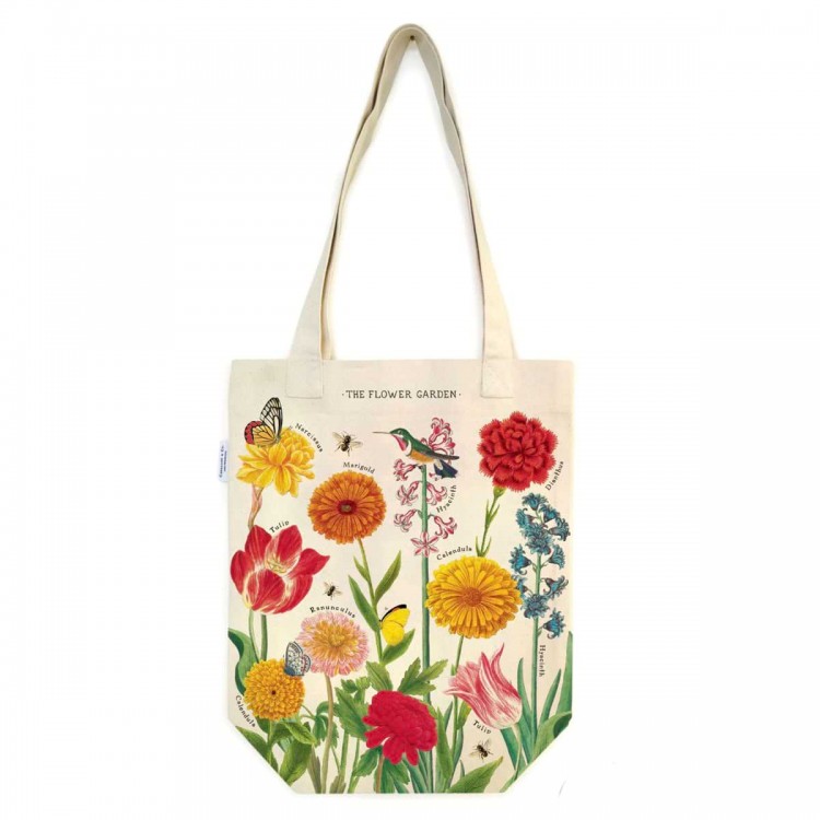Sac en Toile Tote Bag Le Jardin de Fleurs / The Flower Garden