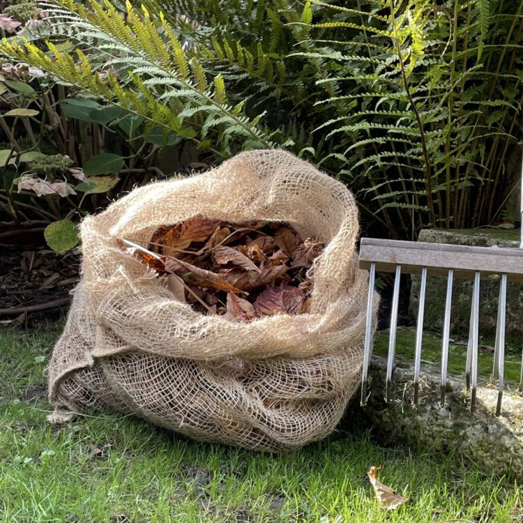 Sac à feuilles pour compostage facile