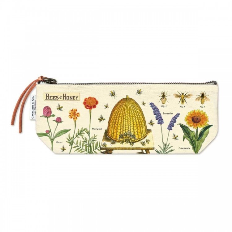 Trousse à Crayon Abeilles et Miel bees & honey Cavallini