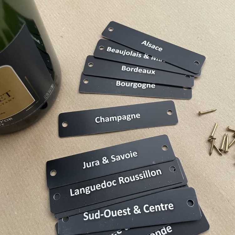 Cartels de Cave en Aluminium Régions...
