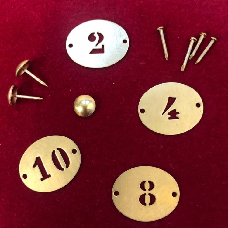 Plaquettes Numérotées