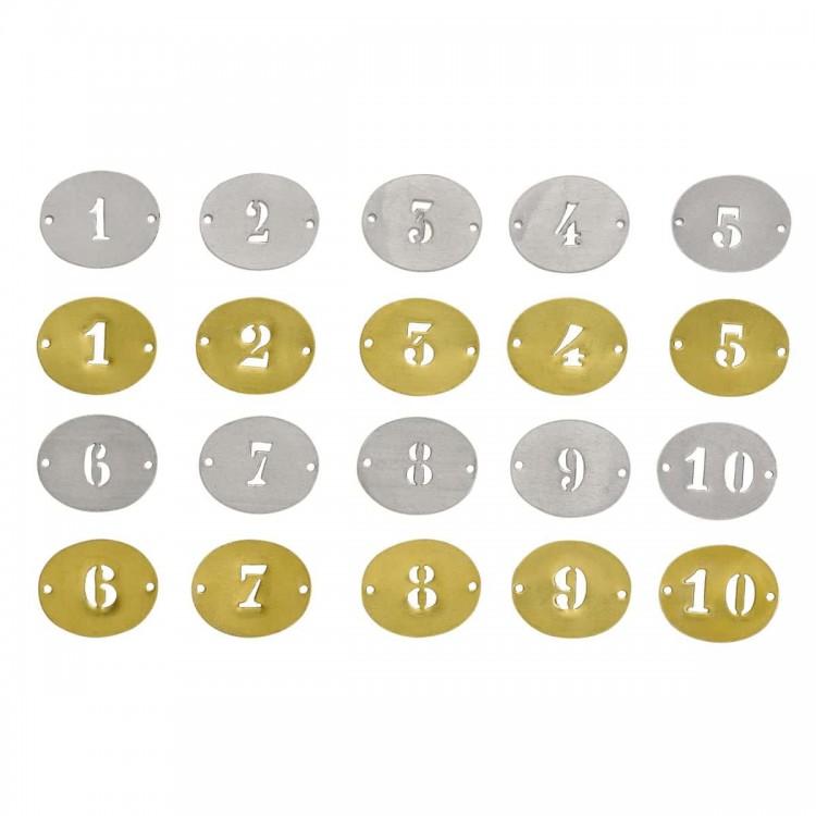 Plaquettes Numérotées