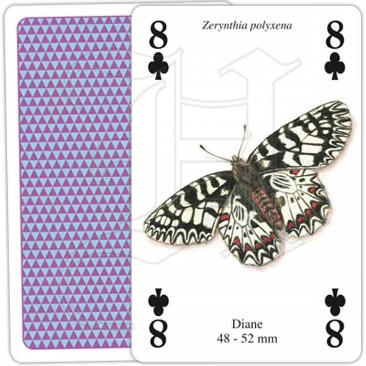 Jeux de Cartes Papillons Diane