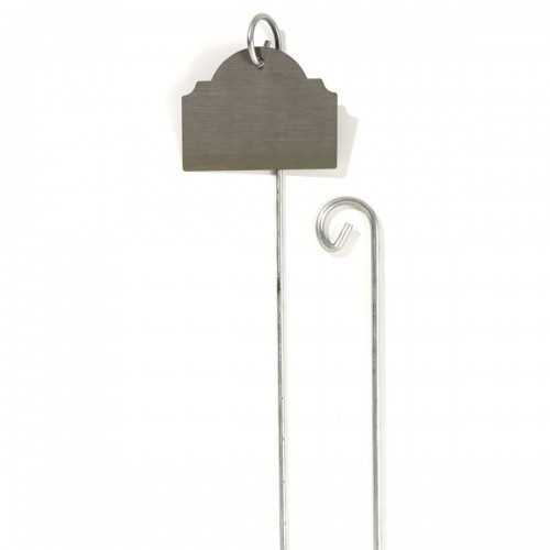 Etiquettes zinc Le Lude, supports et feutre