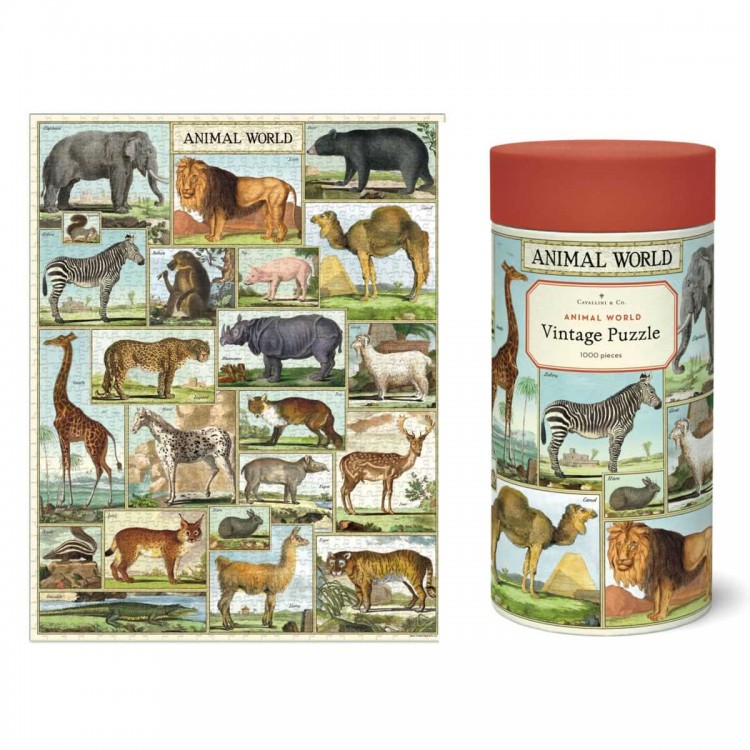 Puzzle Vintage Animaux Cavallini