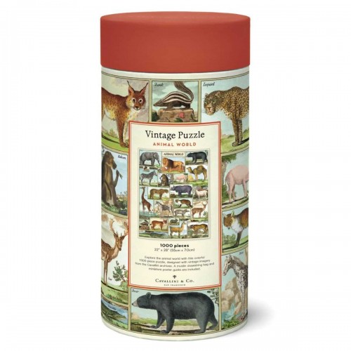 Puzzle vintage Animaux Cavallini