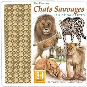 Jeu de Cartes Chats Sauvages