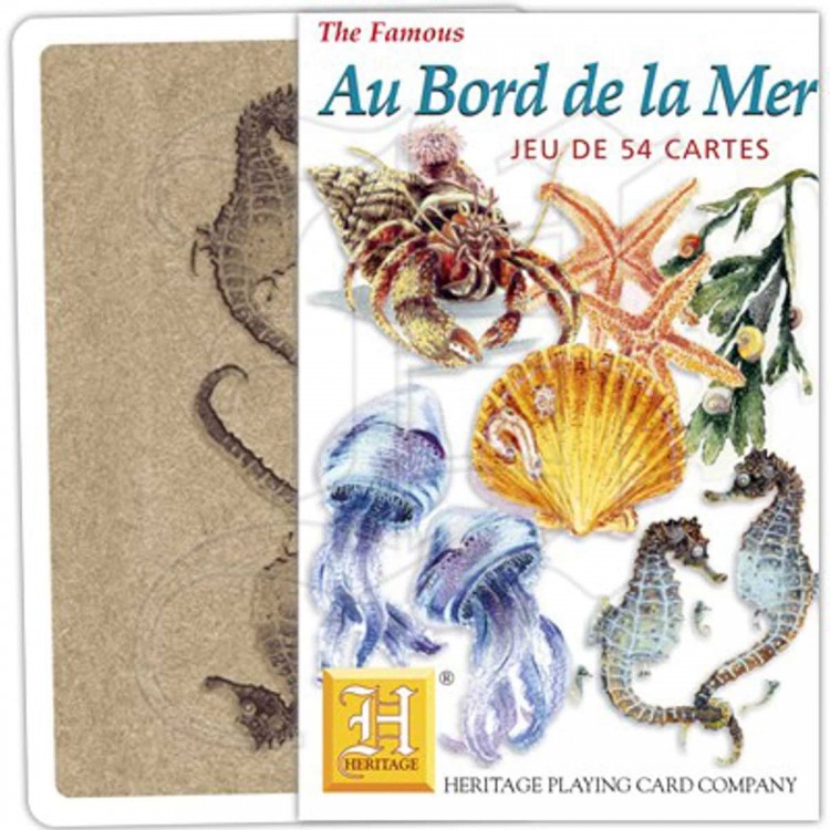 Jeu de Cartes Au Bord de la Mer