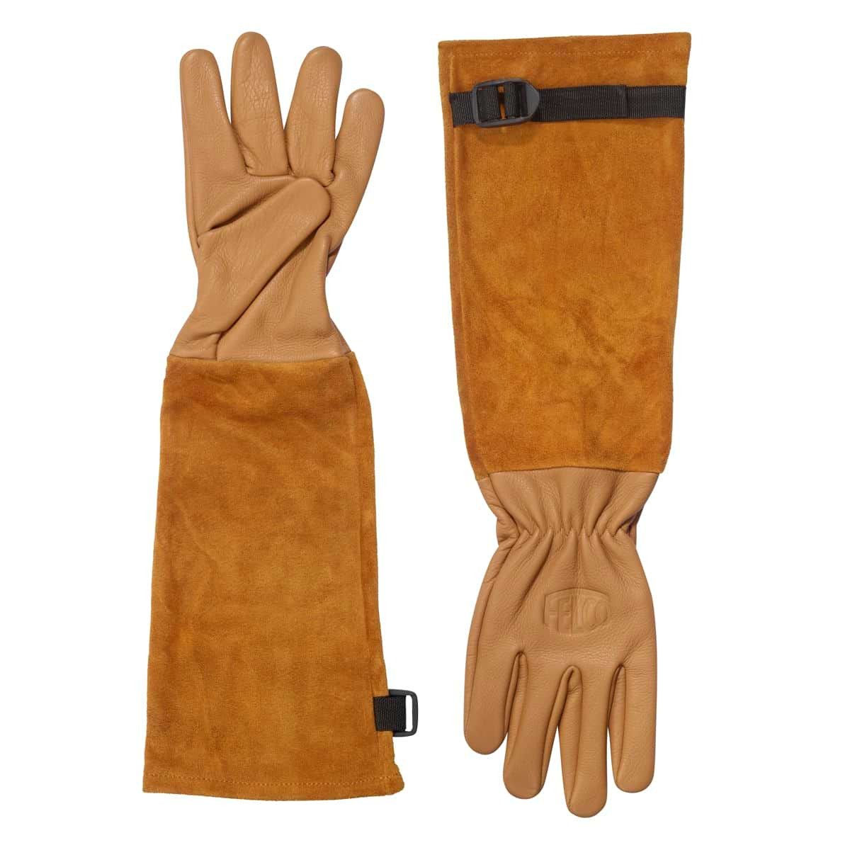 Gants de protection en cuir pour le bricolage / jardinage